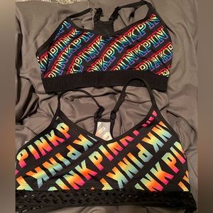 2 (two) Pink Victoria Secret Sports Bras